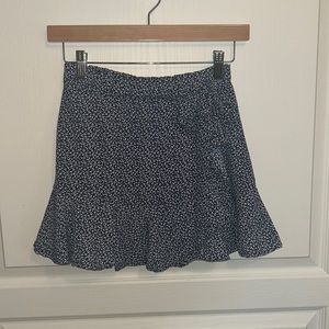 Altar’d State Blue Leopard Skirt